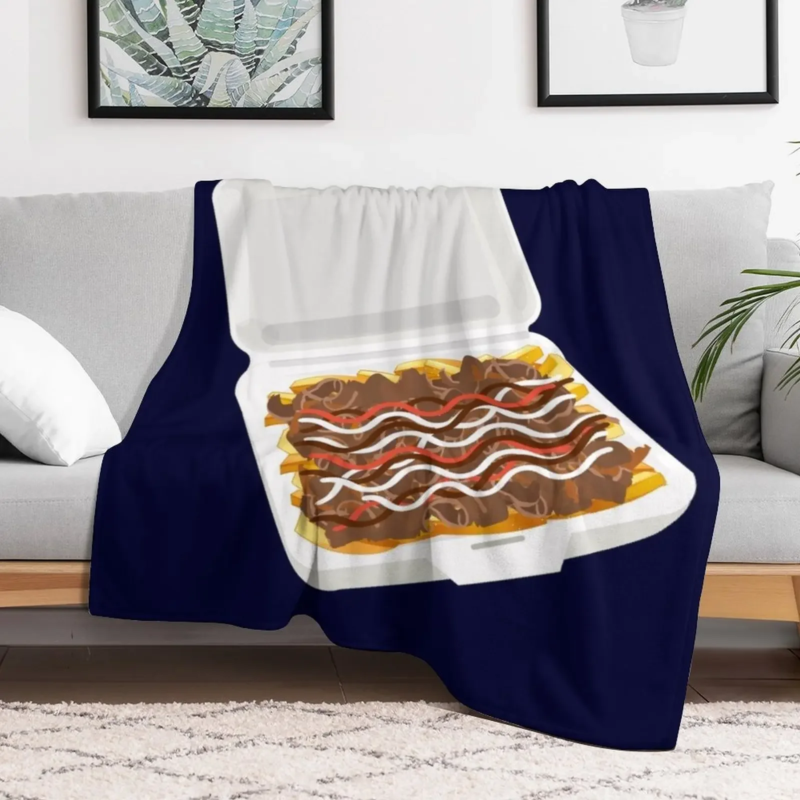 Halal Snack Pack (HSP) Throw Blanket Soft Comfort Blanket for Reading Watching TV