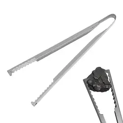 Grilling Tongs Charcoal Tong Pliers For Carbon Fire Firewood Grabber For Fire Pit Camping Barbecue Fireplace Cooking Bonfire