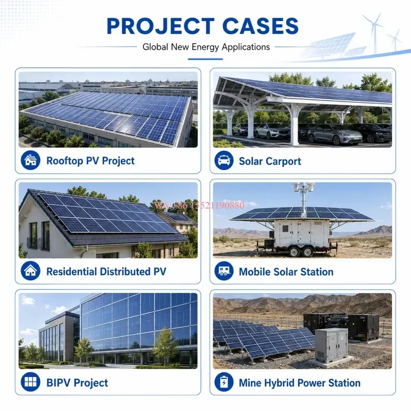WMWMNU 30kW Lithium Ion Solar Hybrid Power System with BESS Complete Containerized Solution for Industrial Energy Cost