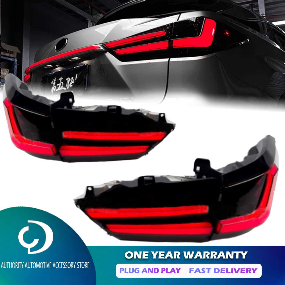 Car Styling Taillights for Lexus RX  RX350 LED Tail Light 2016-2022 RX270 Tail Lamp DRL Rear Turn Signal Automotive Accessories