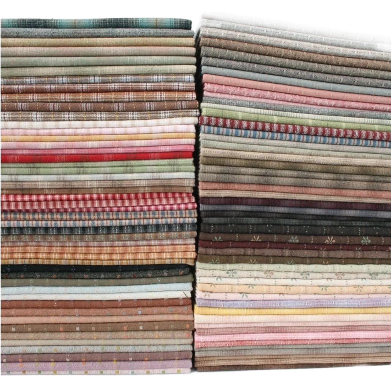 40*48cm DIY Japan Little Cloth group Yarn-dyed fabric,for sewing Handmade Patchwork Quilting ,Grid Stripe 1 Style/lot