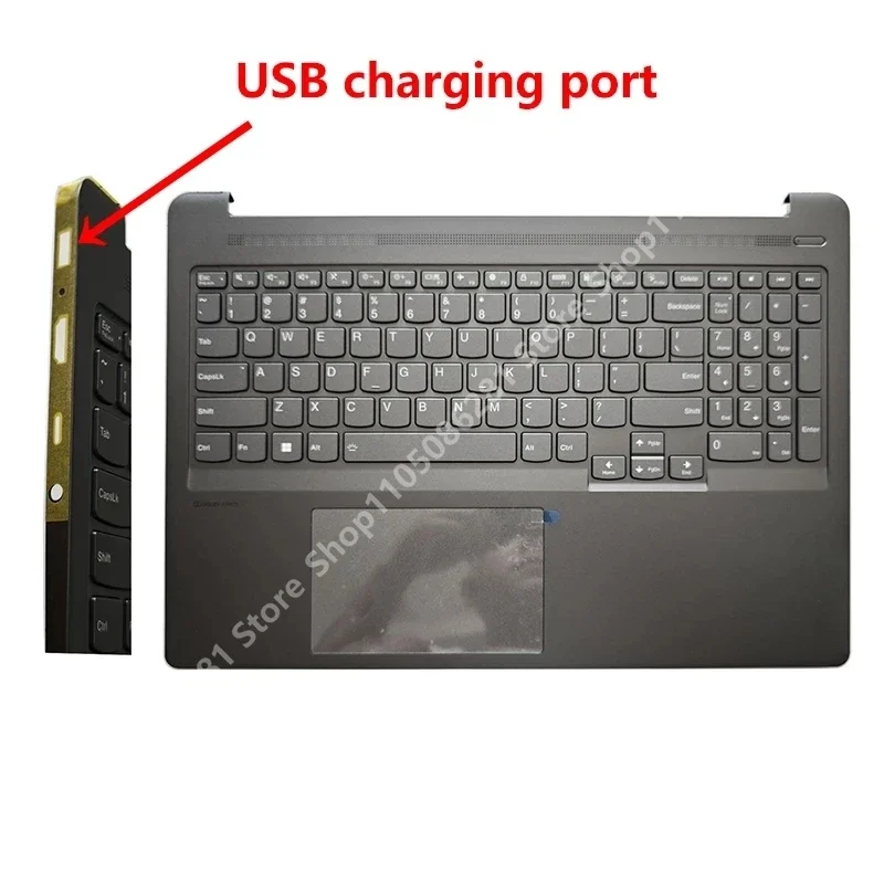 For IdeaPad 5 Pro 16 ACH6 IHU6 2021 Laptop Keyboard Deck with Keyboard New replacement parts