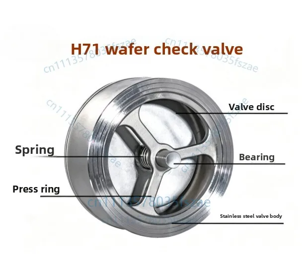 Accessories 1 pcs clamp check valve h71 dn15 dn20 dn25
