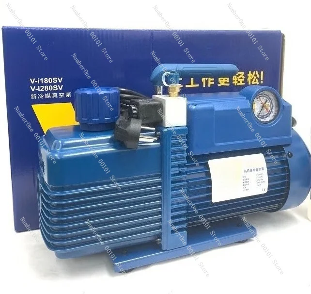 1-liter single-stage vacuum pump V-i120SV compatible with R410A refrigerant AC vacuum pump