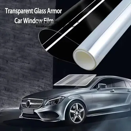 

Best Wear Hydrophobic High Clear Anti-Scratch Car Front Windshield Protection Film Glass Armor PET Window Protective Cover