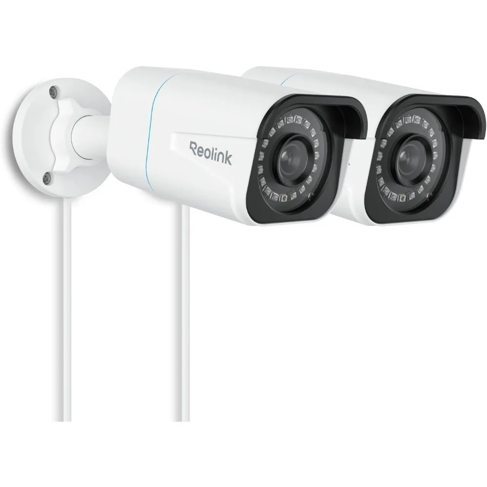 

IP-камера безопасности 4k/8MP PoE, наблюдение на открытом воздухе в помещении, обнаружение людей/транспортных средств/домашних животных, ИК-ночное видение 100 футов, работа с см