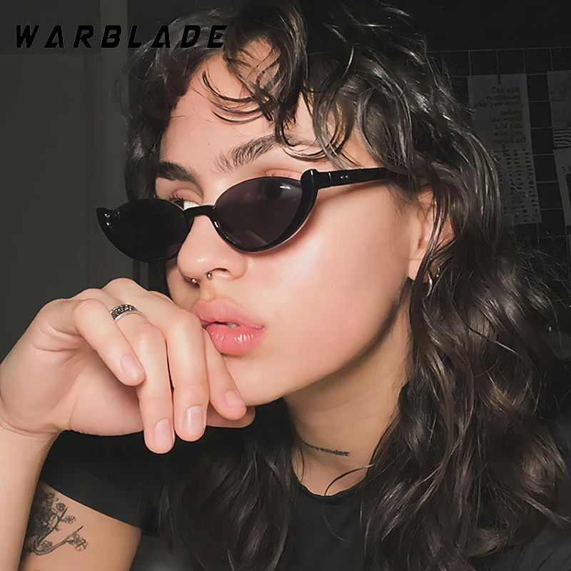 

Cat Eye Sunglasses For Men Women Vintage Small Half Frame Sun Glasses Fashion Y2K Style Shades Eyewear UV400 Lentes De Sol Mujer