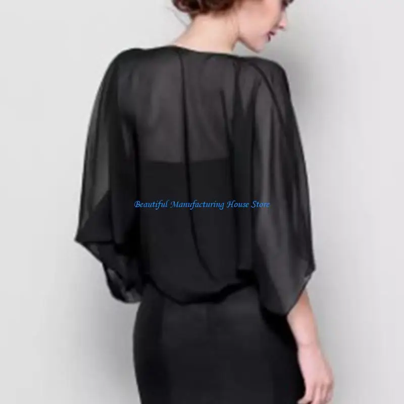 

E56A Fashionable Blouse With Modern Balloon Sleeves Loose Tops Effortlessly From Office To Evening Event