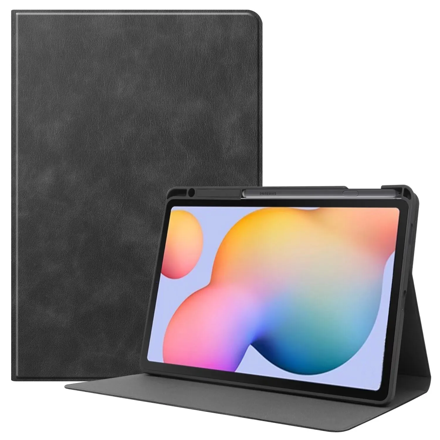 

Pu Leather Case For Samsung Galaxy Tab S6 lite 2024(SM-P620/P625/P627)2022(SM-P613/P619) 2020(SM-P610/P615) Pencil Slot