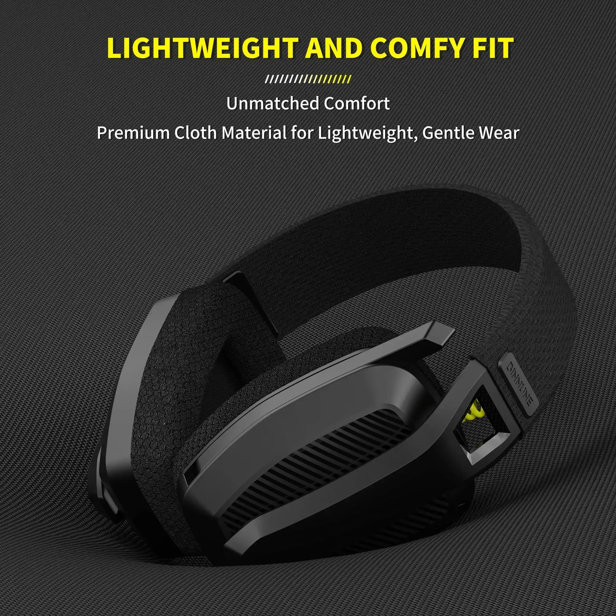 BINNUNE BW06 2,4 GHz Bluetooth-Headsets Gamer mit Mikrofon Drahtloser Gaming-Kopfhörer mit Mikrofon für PS5 PS4 PC Mac Playstation – Detail 11