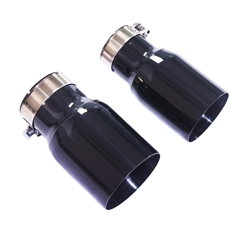For OEM General Automotive Exhaust Head, 304 Stainless Steel Black/blue Plated Head, General Decorative Tail