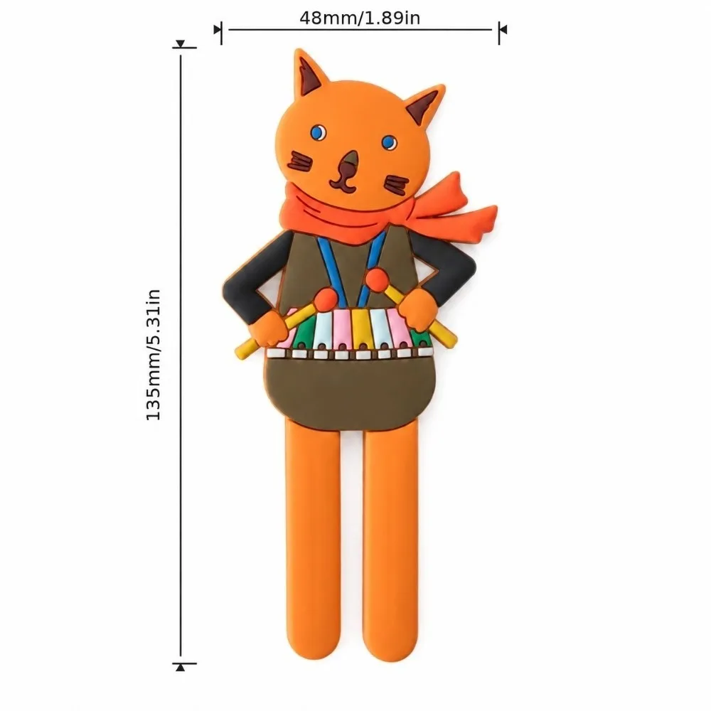 Flexible Bendable Legs Fridge Magnet Hook Multi-functional Reusable Dog Fridge Magnet Magnetic Back Cute Dachshund Dog