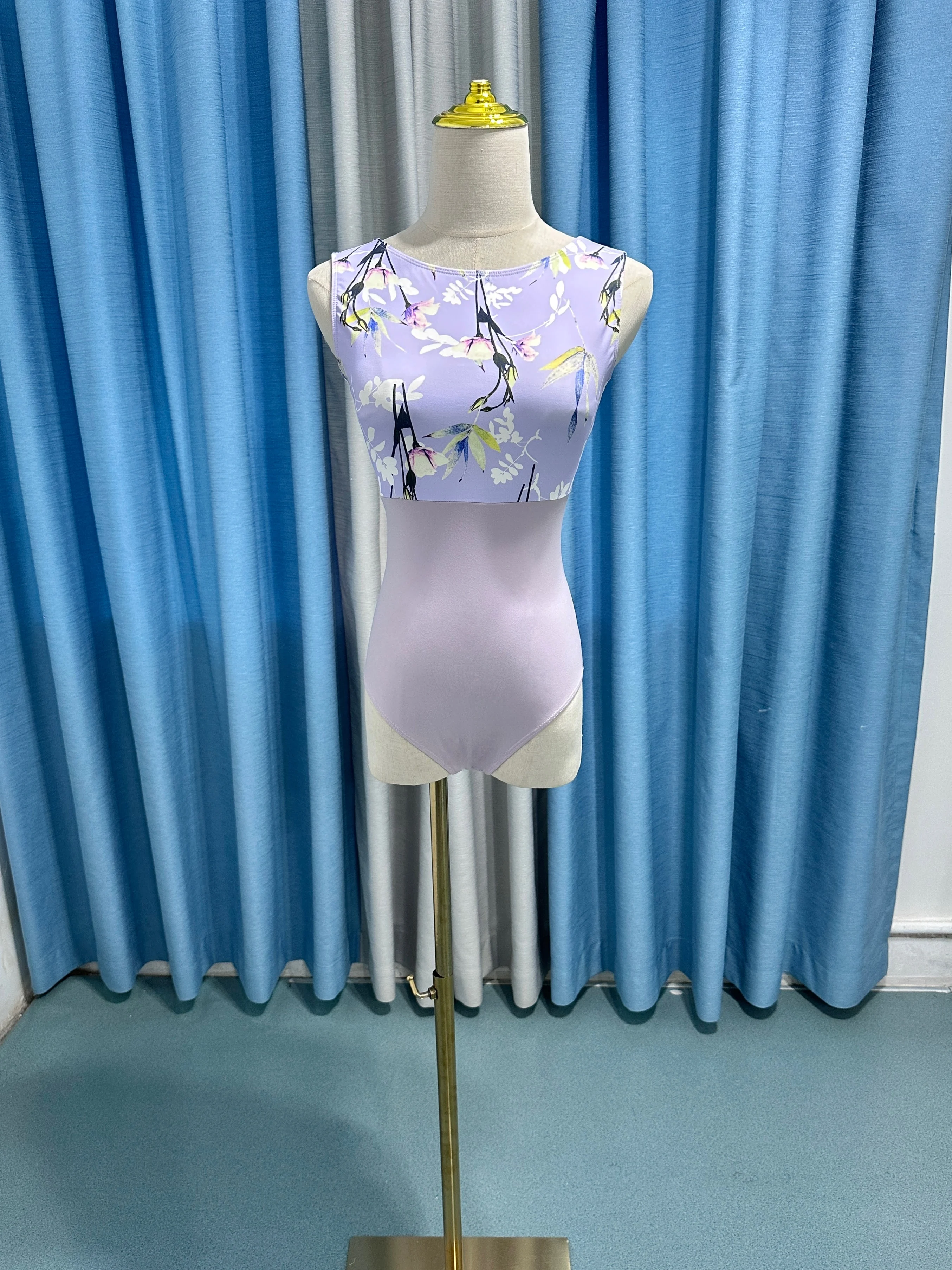 Impressão ballet dança collants feminino classe formação ginástica dança traje adulto praticar ballet collant