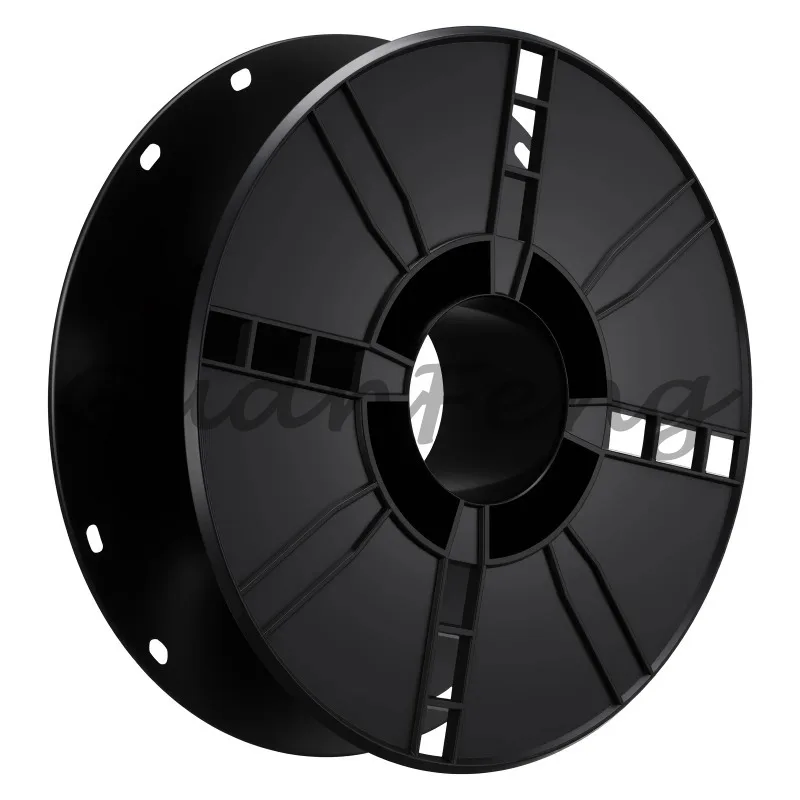 Durable Plastic Extension Cord Reel with Handle for Easy Storage and Transport Black