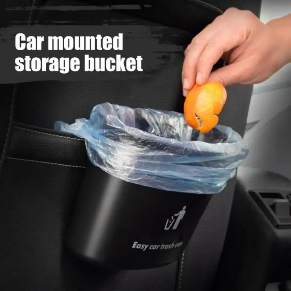 

Automotive Garbage Cans Portable Garbage Bin Rubbish Bin Car Interior Accessories Leak-Proof Multipurpose Organizers And Storage