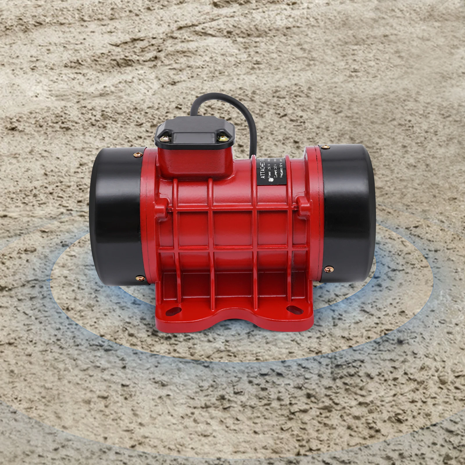 Outdoor Concrete Vibrator IP65 250W Single Phase  Electric Aluminum Vibration Motor for Shaker Table