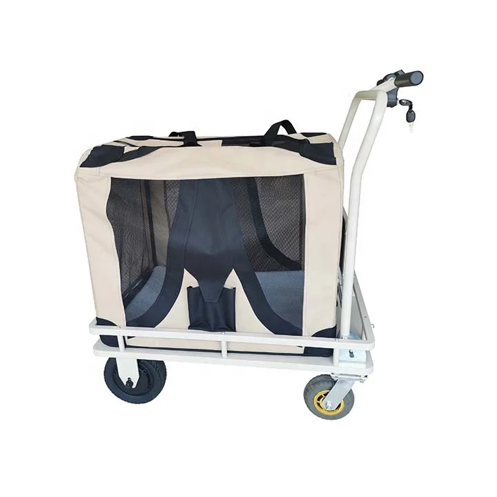 

HG-2401 Electric Pet Cart Stroller Pet Trolley Carrier With Wheels For Outdoor Jogging