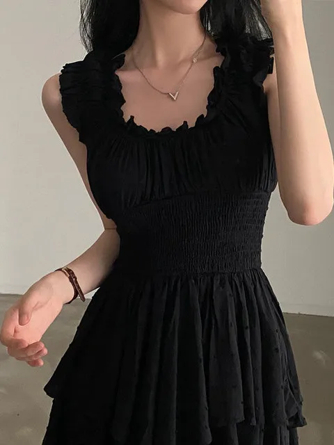 Doce sle scela colete dr feminino cintura cinching ort saia dupla camada sinos de madeira verão algodão bolo saia