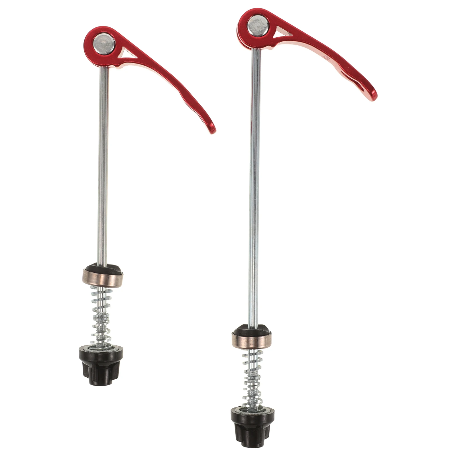 

Quick Release Bike Axle Hub Bearings Durable Smooth Riding Red Stylish Front Rear Secure Fix Mountain Road Compatible E Bike