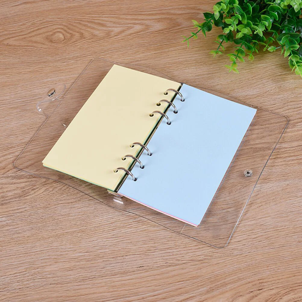 

2pcs A6 5-Color 50-Sheet Colorful Inner Core Paper Grid Pattern Notebook Replacement Loose Leaf For School Office Organization