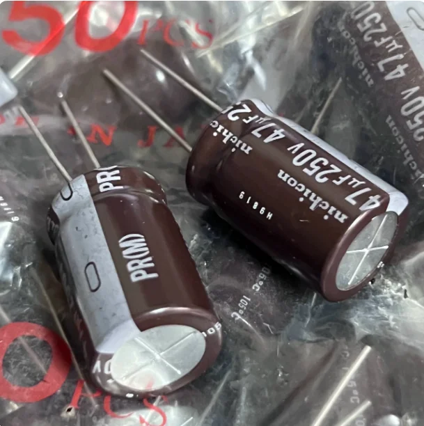 20pcs/lot Nichicon PR (M) series 47UF 250V 16x26mm audio direct insertion electrolytic capacitor Japan free shipping