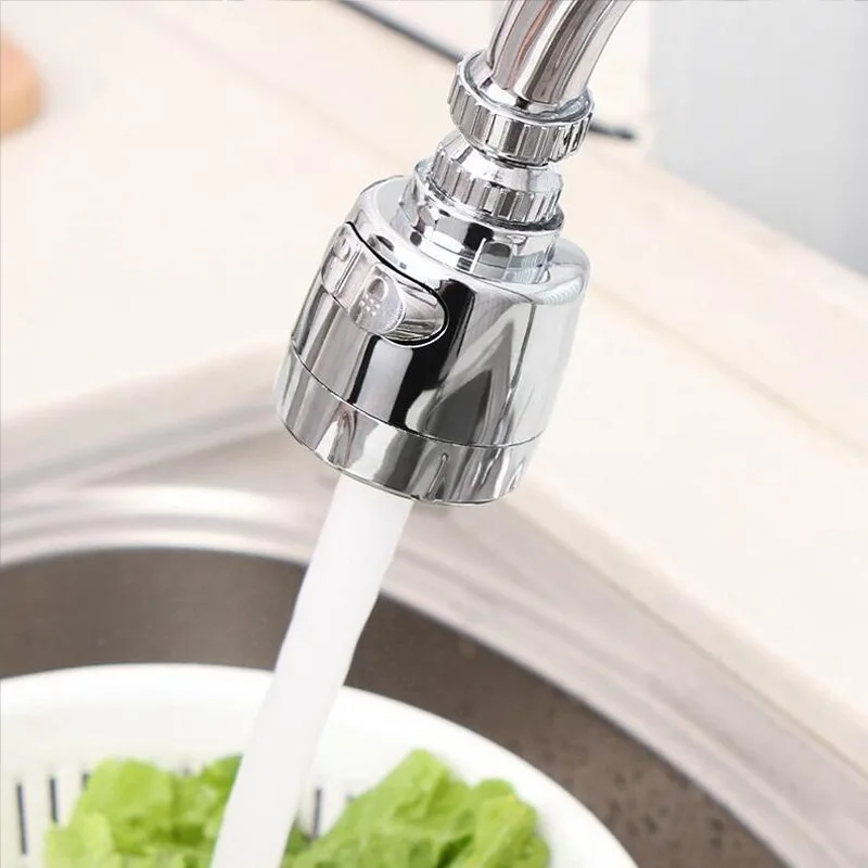 360 Degree Swivel Kitchen Faucet Aerator Adjustable Dual Mode Sprayer Filter Diffuser Water Saving Nozzle Bath Faucet Connector