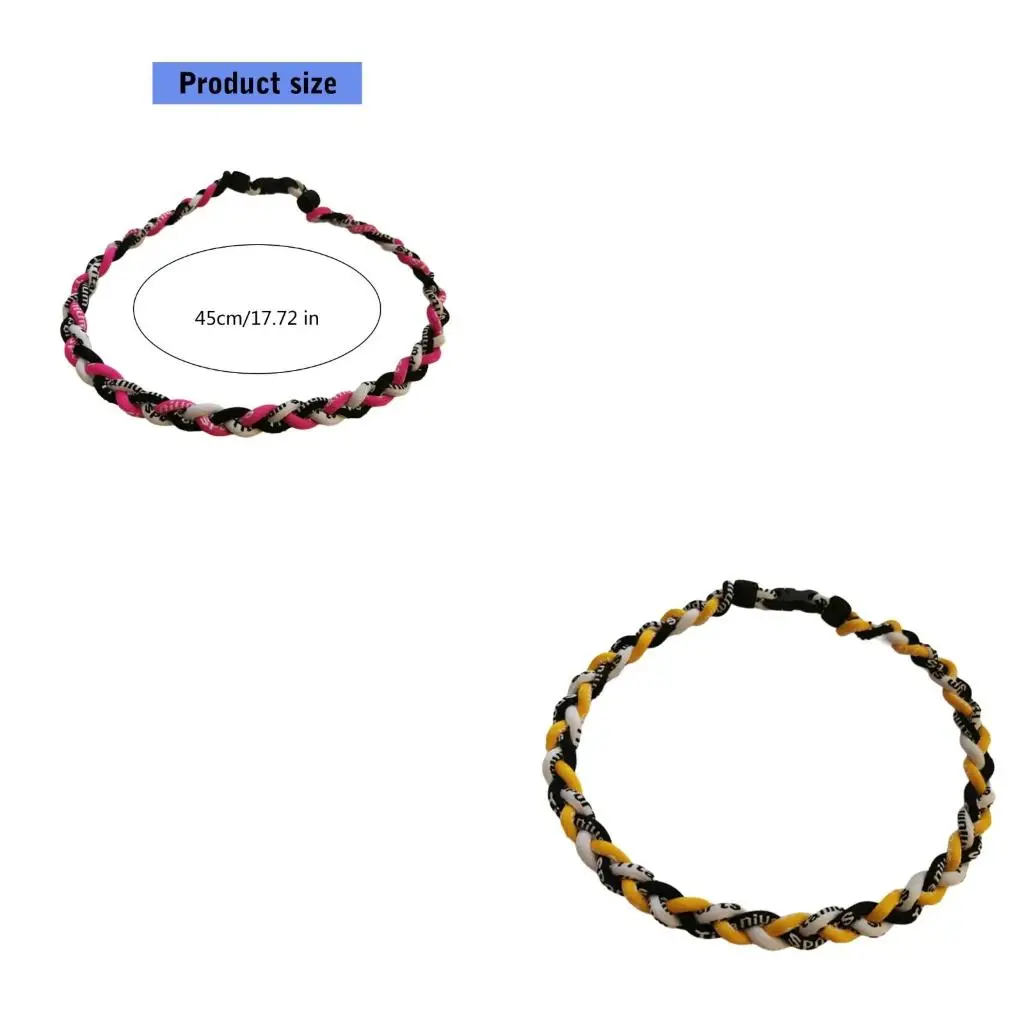  Braided Necklace Elegant Necklace Adjustable Length Necklace Baseball Necklace Perfect for Baseball Players and Fan