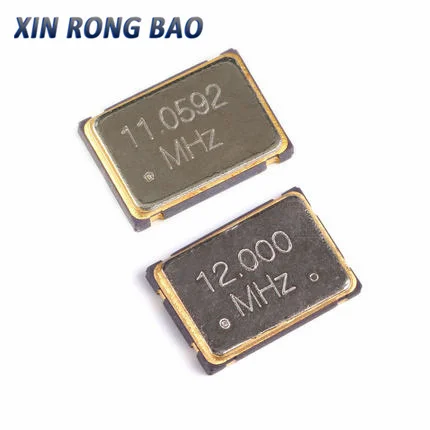 5Pcs Active Crystal Oscillator 5070 4P 4/6/8/10/12/16.384/20/24/25/30/40/50/80/125/32.768/11.0592/4.9152/22.1184MHZ 5*7MM 7050