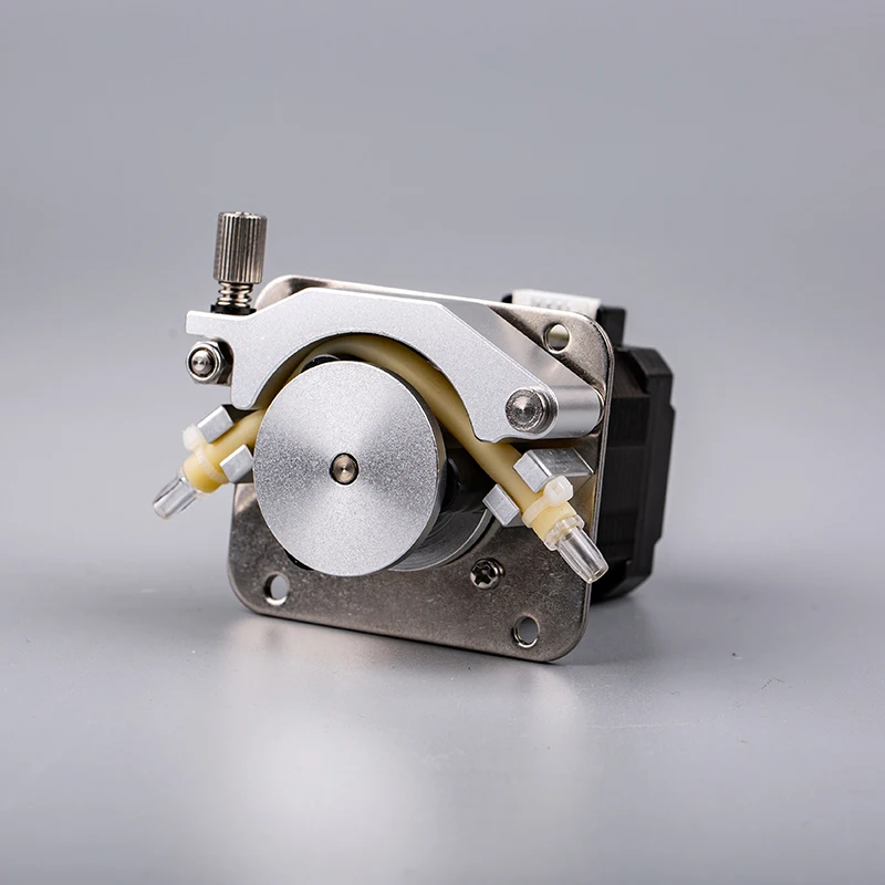 Peristaltic Pump Stepper Motor High Precision Self-Priming Viscous Pump Stainless Steel Liquid Pump Silent Auto Circulating Pump