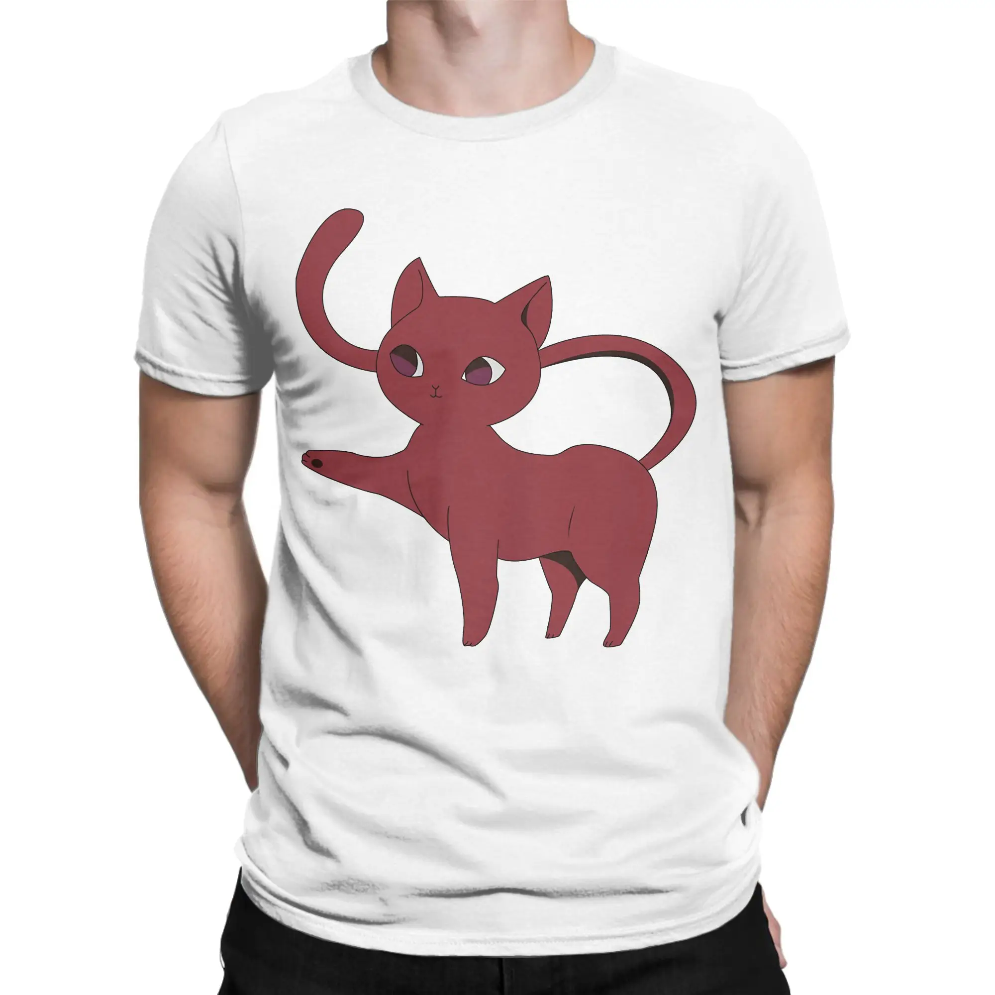Couple T Shirt Rouge Black Anime Clover T-Shirts Popular  Summer Tees Vintage Cotton Tops Gift