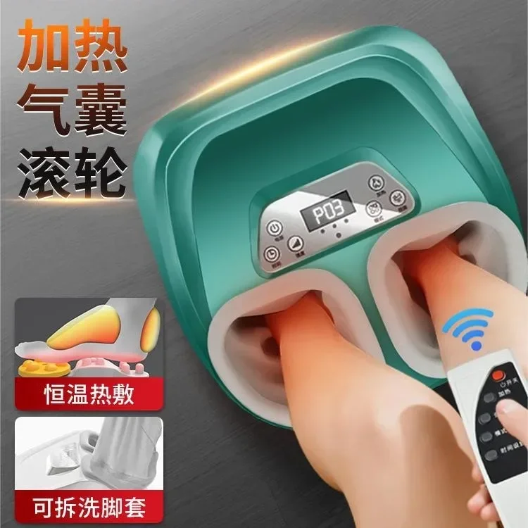 Foot Therapy Machine Massage Instrument Health Electric Automatic Heating Foot Plantar Ankle Hot Compress