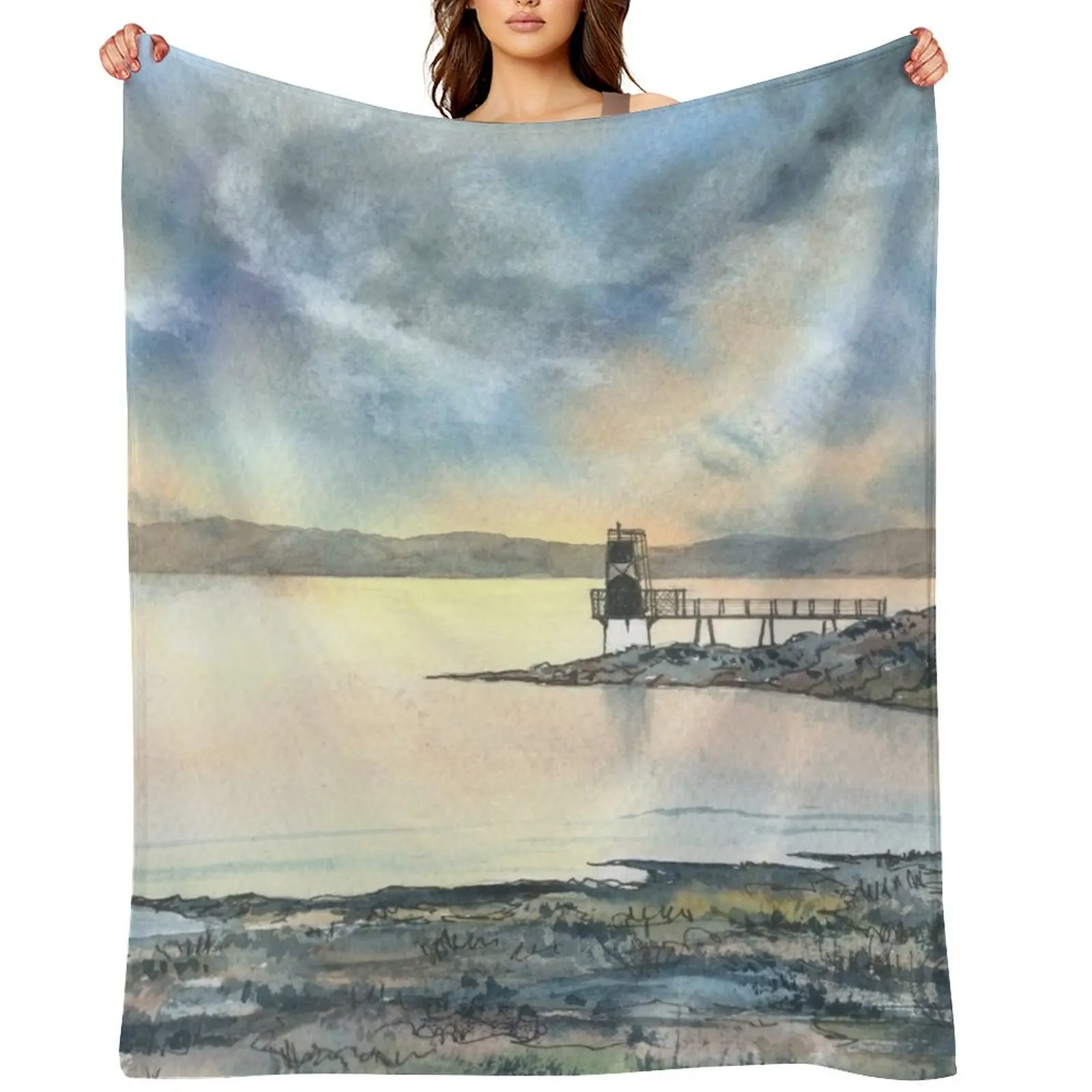 

Battery Point Portishead 2 Throw Blanket Single Sofa Blankets For Bed Luxury Designer Blankets