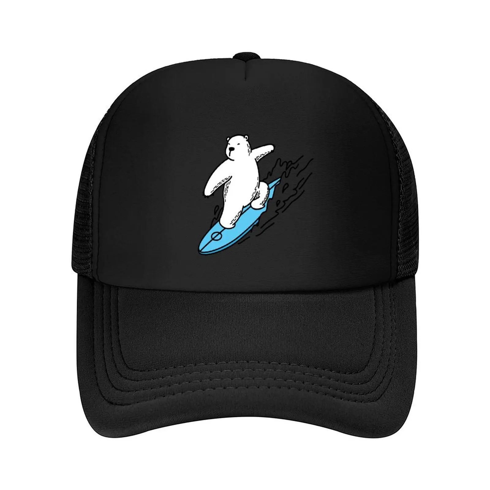 

Bear Surfer Baseball Cap Golf Wear Rave custom caps golf hat genuine Women's Hats For The Sun Men's