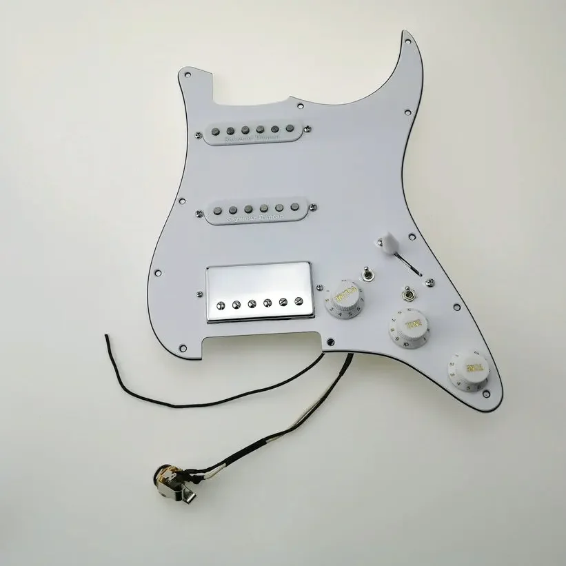 

7-Way type fully loaded Prewired Pickguard Pickups SSH SSL1Single coil TB4 Humbucker for St guitar