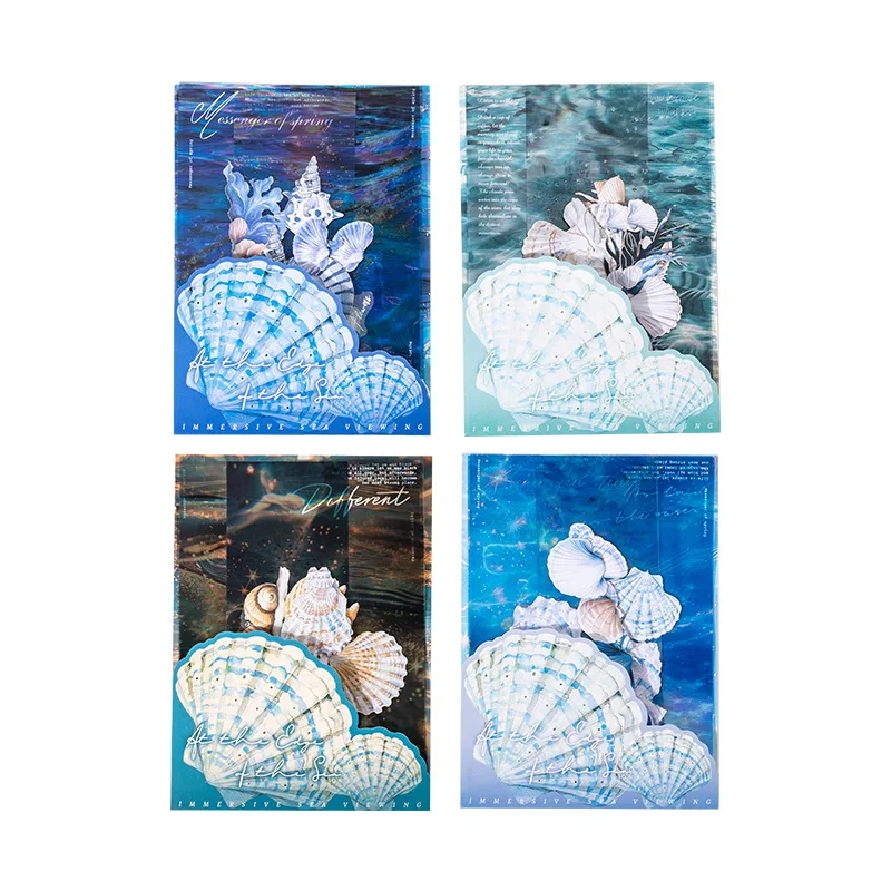 

24 компл./лот, блокноты, материал, бумага, погружной образец моря, мусорный журнал, скрапбукинг, ретро-фон, декоративная бумага