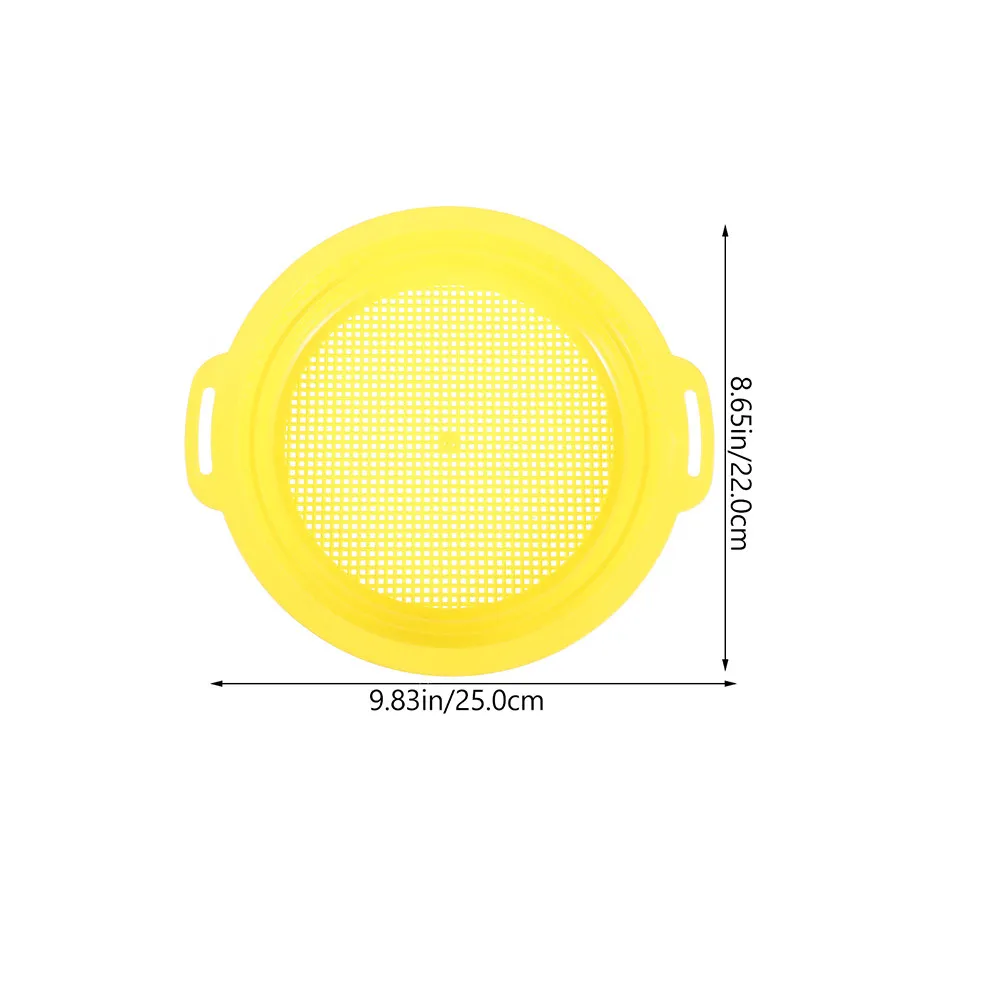 4Pcs Mine Sifting Pan Gold Filter Pan with Smooth Inner Wall Efficient Sand Gravel Separator for Outdoor Mineral Exploration Use