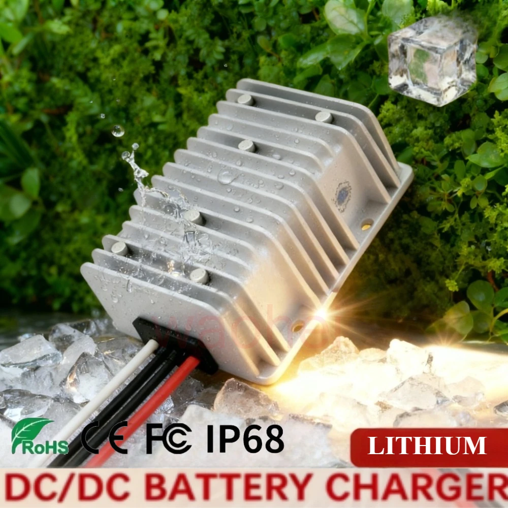 

8-36V to 12.6V 13.8V 14.6V 16.8V 20A DC DC Power Converter Lead-acid Batteries Dual-battery System for 12V Lithium Lifepo4 rohs