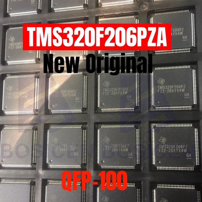 1PCS 100% New original TMS320F206PZA TMS320F206PZ QFP-100 20MHz 5V DSP, DSC Digital Signal Processors