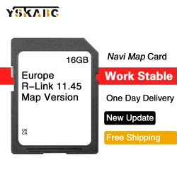 SD Card R-Link 11.45 Carminat Sat Nav 2025 Maps GPS Navigation Europe UK 16GB for Renault Fluence Scenic Zoe