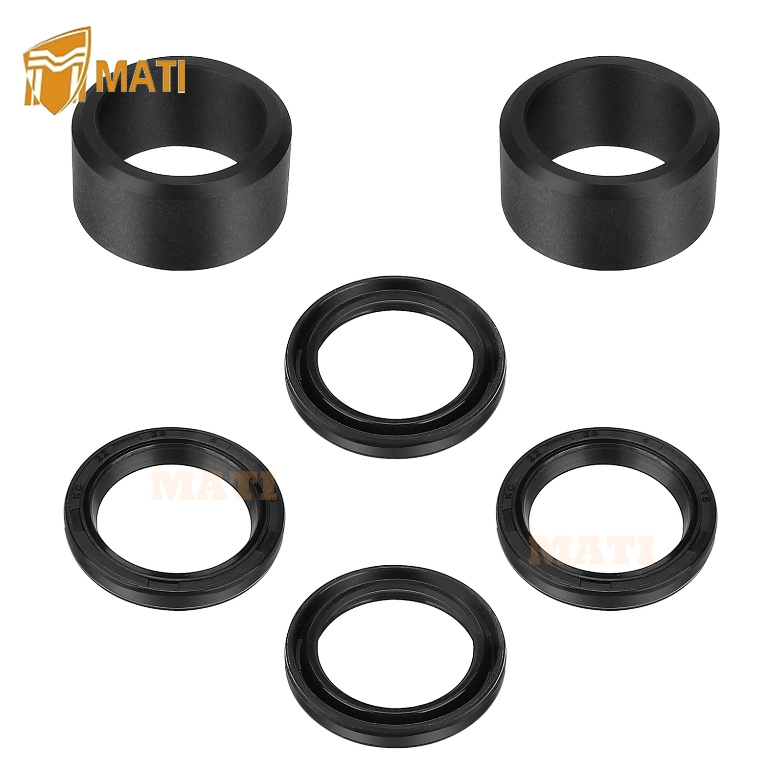 MATI Rear Swingarm Swing Arm Bearing Seal Bushing Rebuild Repair Kit for Suzuki LTZ400 LT-Z400 Z400 Quadsport 400Z 2003-2014