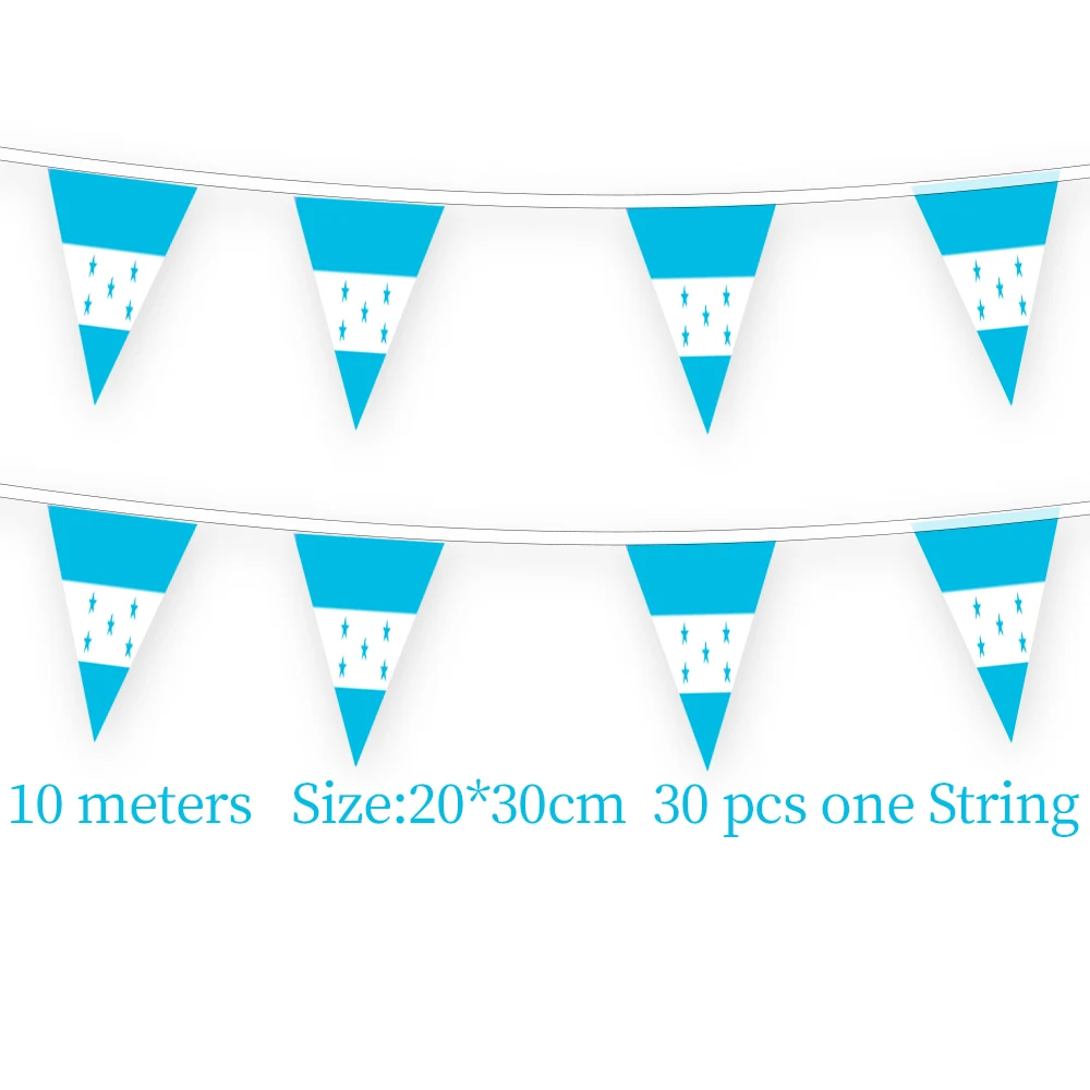 Directly Delivery 100% Polyester Honduras Flag Bunting String Flags