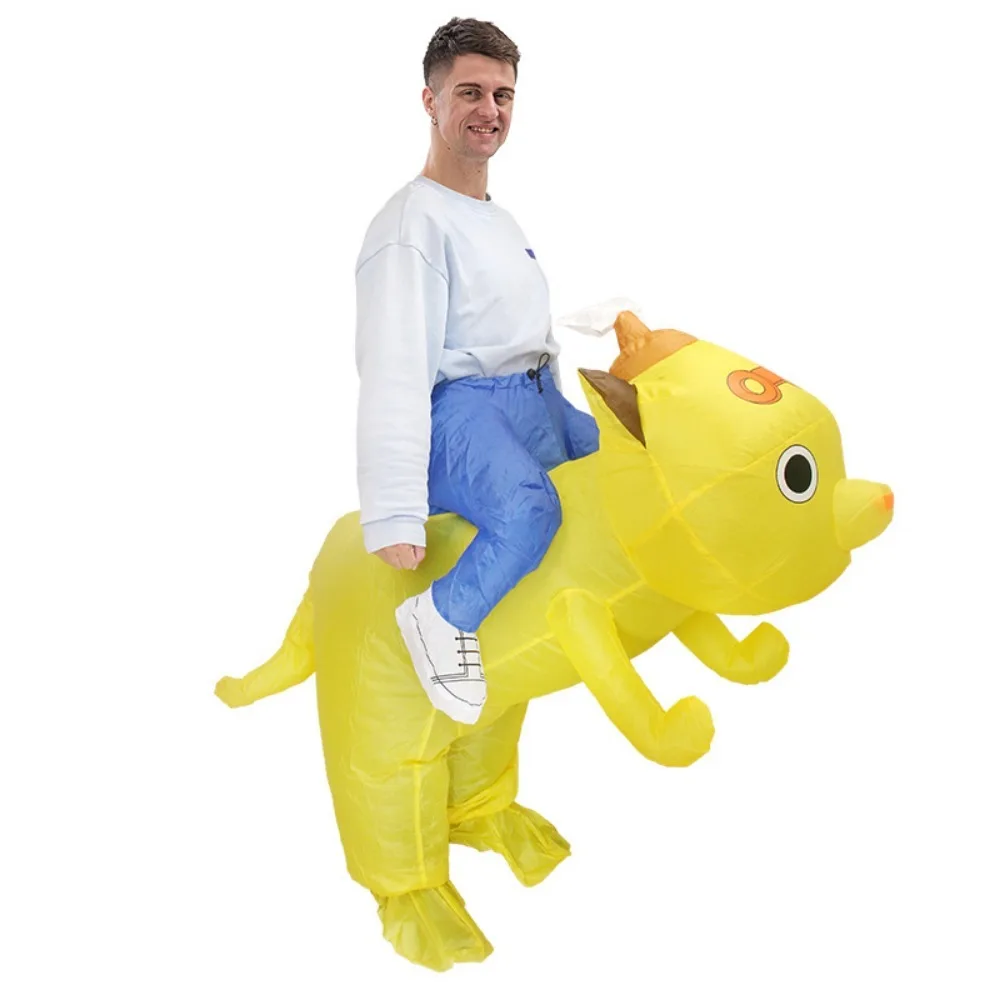 

Halloween Cute Dog Inflatable Costume Stage Performance Christmas Inflatable Suit Cartoon Puppet Suit for Adults