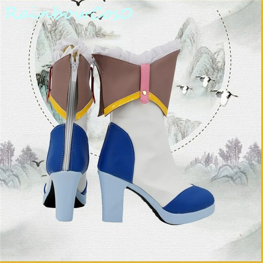Asada Shino Sword Art Online Scarpe Cosplay Stivali Gioco Anime Halloween Natale RainbowCos0 W3749