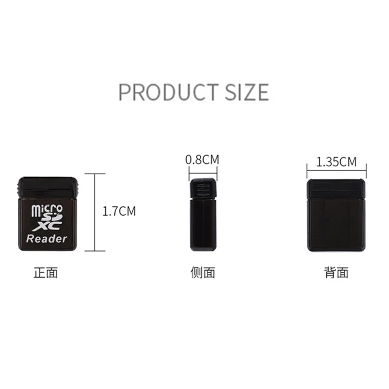 Mini TF Cart XC سوبر سرعة قارئ بطاقات الذاكرة محول مايكرو SD/SDXC/TF قارئ بطاقات لنظام التشغيل Windows 7 Mac OS #6