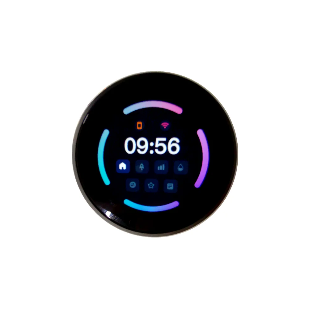Wisecoco Rotary Encoder Knob Uart Esp32 HMI Circular Smart Round 1.43 Oled Amoled Display