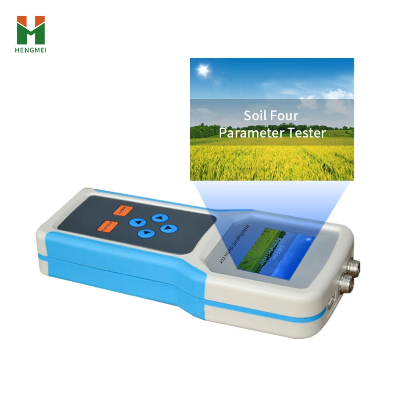 Laboratory handheld soil temperature, moisture, salt, PH detector professional soil moisture tester