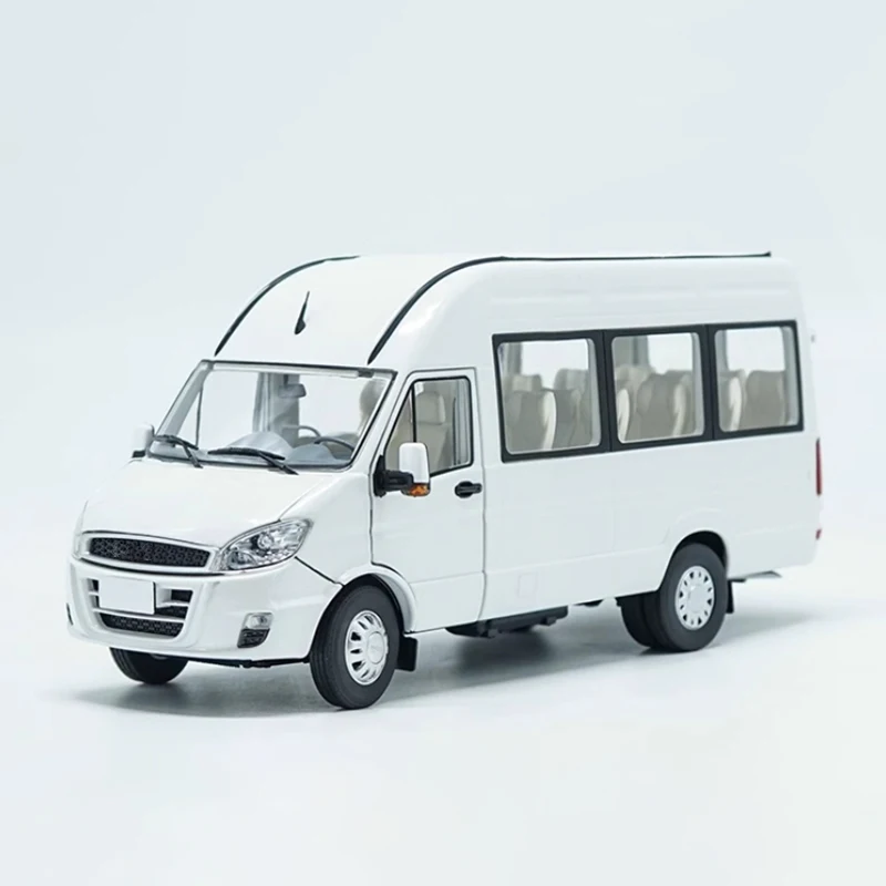 Diecast 1:24 Scale IVECO POWER DAILY Commercial Vehicle Alloy Car Model Simulation Toy Gift Finished Product Static Model