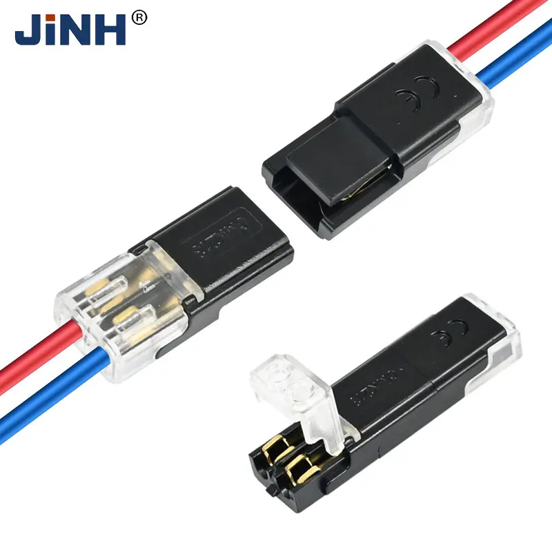 5 Stücke Elektrische Push-in Schnellkupplung Streifen Stecker Docking LED Draht Kabel Automotive Keine Bruchlinien Terminal