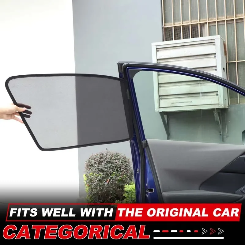 

For Subaru Crosstrek 2024-2025 Car Sunshade Side Window Mesh Curtains Sunscreen Heat Insulation Sun Visor Car Accessories