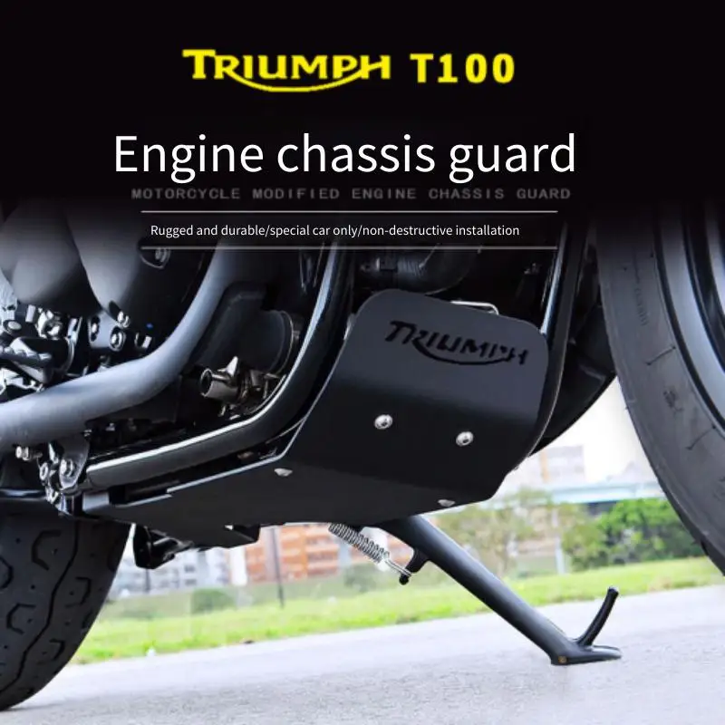 

Подходит для Triumph T100 T120 Speed Twin, Модифицированная специальная Нижняя пластина двигателя, Нижняя защита